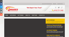 Desktop Screenshot of linhards.com